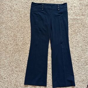JOE B BOOTCUT FLARED MID-RISE DRESS PANTS Navy Sz 13 CareerWear WorkAppropriate